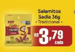 Lopes Supermercados Salamitos Sadia oferta