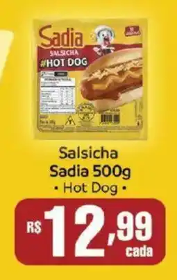 Lopes Supermercados Salsicha Sadia oferta