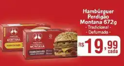 Lopes Supermercados Hambúrguer Perdigão Montana oferta
