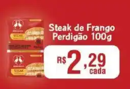 Lopes Supermercados Steak de Frango Perdigão oferta