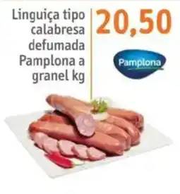 Sonda Linguiça tipo calabresa defumada Pamplona a granel oferta