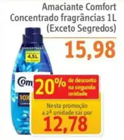Sonda Amaciante Comfort Concentrado fragrâncias oferta