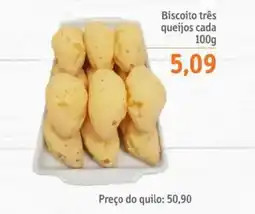 Sonda Biscoito três queijos cada oferta