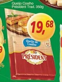 Supermercados Guanabara Queijo Coalho President trad. 350g oferta