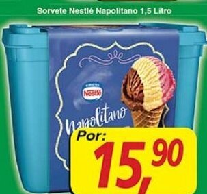 Supermercados Guanabara Sorvete Nestle Napolitano 1.5L oferta