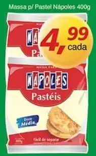 Supermercados Guanabara Massa p/ Pastel Napoles 400g oferta