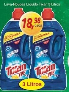 Lava-roupas liquido Tixan 3L