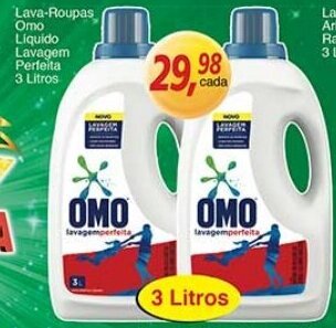 Supermercados Guanabara Lava-roupas Omo Liquido Lavagem Perfeita 3L oferta