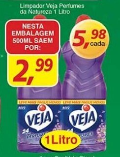 Supermercados Guanabara Limpador Veja Perfumes da Natureza 500ml oferta
