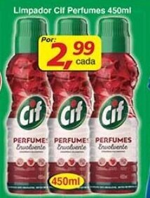 Supermercados Guanabara Limpador Cif Perfumes 450ml oferta