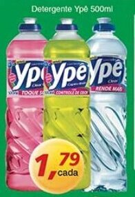 Supermercados Guanabara Detergente Ype 500ml oferta
