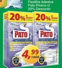 Supermercados Guanabara Pastilha Adesiva Pato Promo c/ 20% desconto oferta