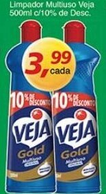 Supermercados Guanabara Limpador Multiuso Veja 500ml c/ 10% de Desc. oferta