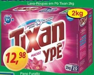 Lava-roupas em po Tixan 2kg