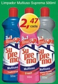 Supermercados Guanabara Limpador Multiuso Suprema 500ml oferta
