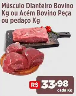 Big Box Músculo Dianteiro Bovino ou Acém Bovino Peça ou pedaço oferta