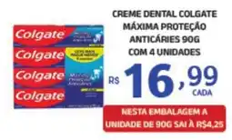 Bahamas Mix Creme dental colgate máxima proteção anticáries oferta