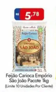 Supermercados Rondon Feijão Carioca Empório São João Pacote oferta