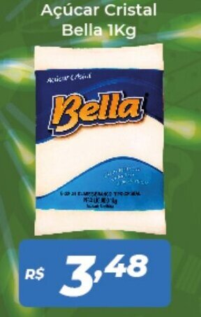 Atakarejo Acucar Cristal Bella 1kg oferta