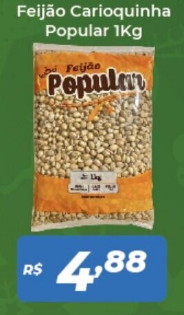 Atakarejo Feijao Carioquinha Popular 1kg oferta