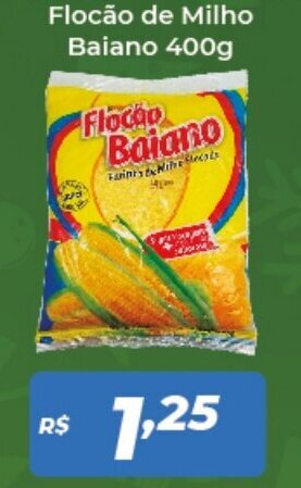 Atakarejo Flocao de Milho Baiano 400g oferta