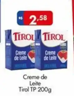 Supermercados Rondon Creme de Leite Tirol TP oferta
