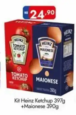 Supermercados Rondon Kit Heinz Ketchup +Maionese oferta