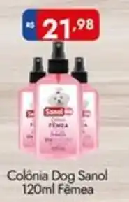 Supermercados Rondon Colônia Dog Sanol Fêmea oferta