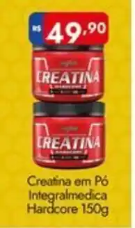 Supermercados Rondon Creatina em Pó Integralmedica Hardcore oferta