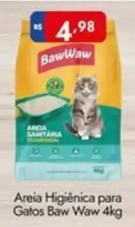 Supermercados Rondon Areia Higiênica para Gatos Baw Waw oferta