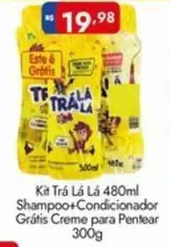 Supermercados Rondon Kit Trả Lá Lá Shampoo+Condicionador Grátis Creme para Pentear oferta