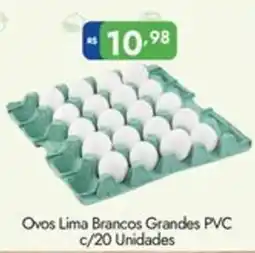 Supermercados Rondon Ovos Lima Brancos Grandes PVC oferta