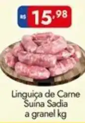 Supermercados Rondon Linguiça de Carne Suína Sadia a granel oferta