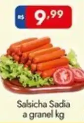 Supermercados Rondon Salsicha Sadia a granel oferta