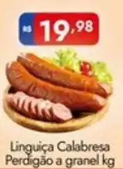 Supermercados Rondon Linguiça Calabresa Perdigão a granel oferta
