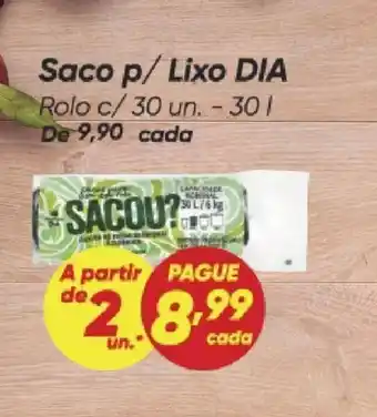 Dia Saco p/ Lixo DIA oferta