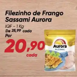 Dia Filezinho de Frango Sassami Aurora oferta