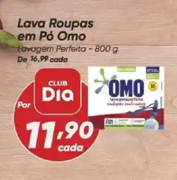 Dia Lava Roupas em Pó Omo oferta