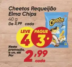 Dia Cheetos Requeijão Elma Chips oferta