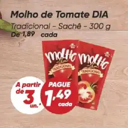 Dia Molho de Tomate DIA oferta