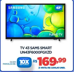 DB Supermercados Tv 43 sams smart UN43F6000FGXZD oferta