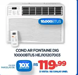 DB Supermercados Cond ar fontaine dig 10.000BTUS HEJ101207003 oferta