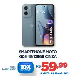 DB Supermercados Smartphone moto GO5 4G 128gb cinza oferta