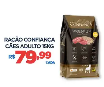 DB Supermercados Ração confiança cães adulto oferta