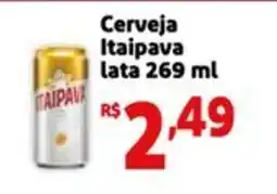 Mini Extra Cerveja Itaipava lata oferta