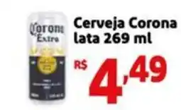 Mini Extra Cerveja Corona lata oferta