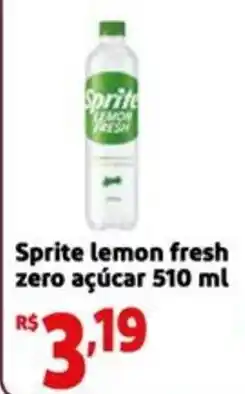 Mini Extra Sprite lemon fresh zero açúcar oferta