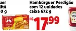 Mini Extra Hambúrguer Perdigão oferta