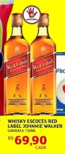 Assaí Atacadista Whisky escocês red label johnnie walker garrafa oferta