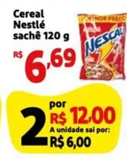 Mini Extra Cereal Nestlé sachê oferta